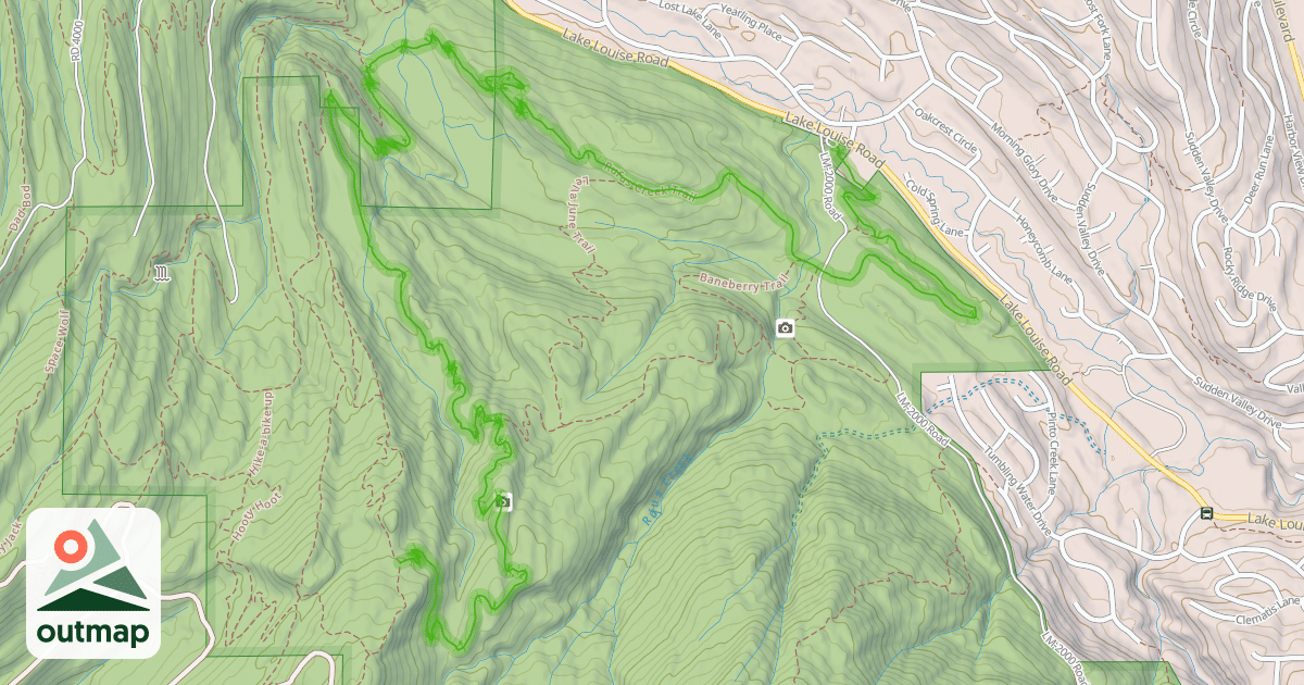 Map of Rufus Creek Trail