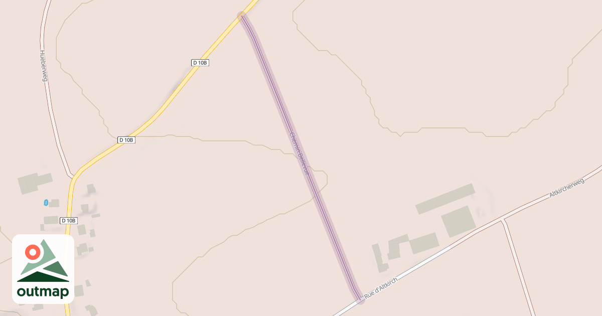 Map of Chemin Bellevue