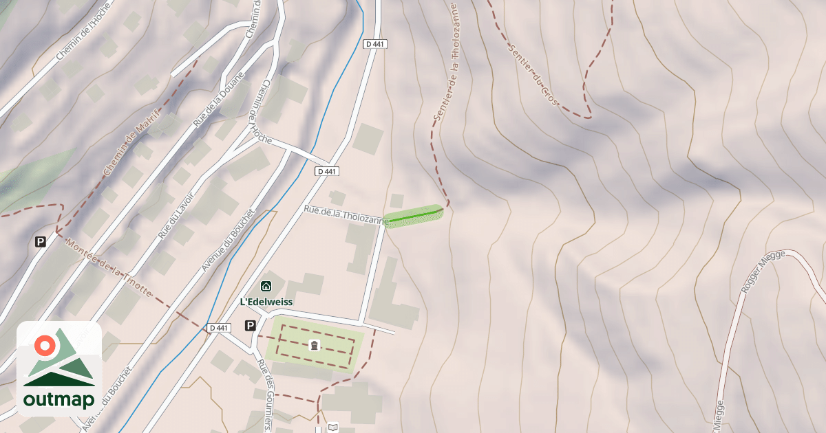 Map of Chemin de Peymlan