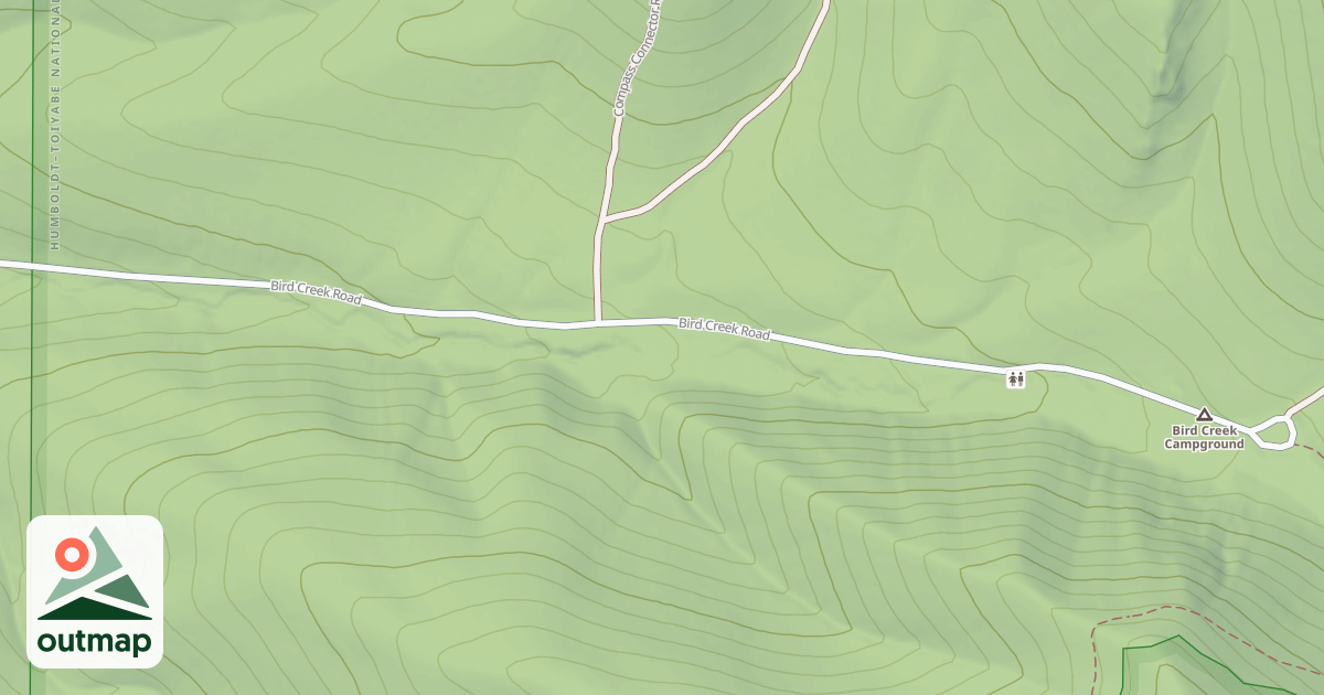 Map of BIRD CREEK