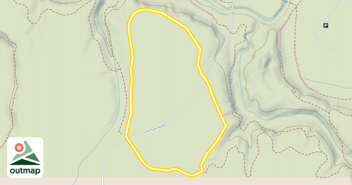 Map of Nordic Ski Trail