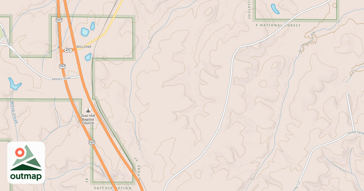 Map of 1057