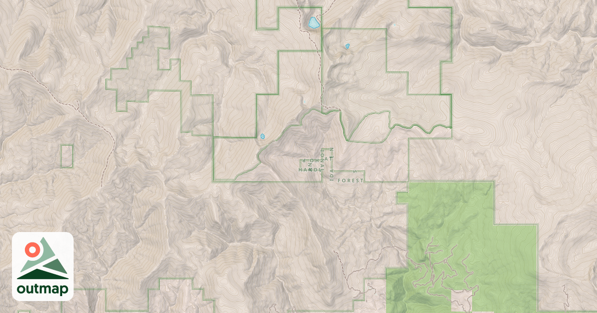 Map of FISHHOOK-GOLD CENTER
