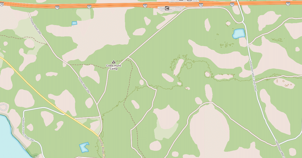 Map preview of USFS National Forest System Roads {1B7DC358-CFDB-47F2-8002-AC56B0C4304E}