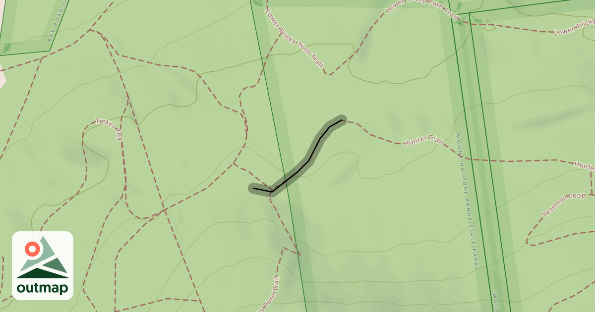 Map of Hunter Trail