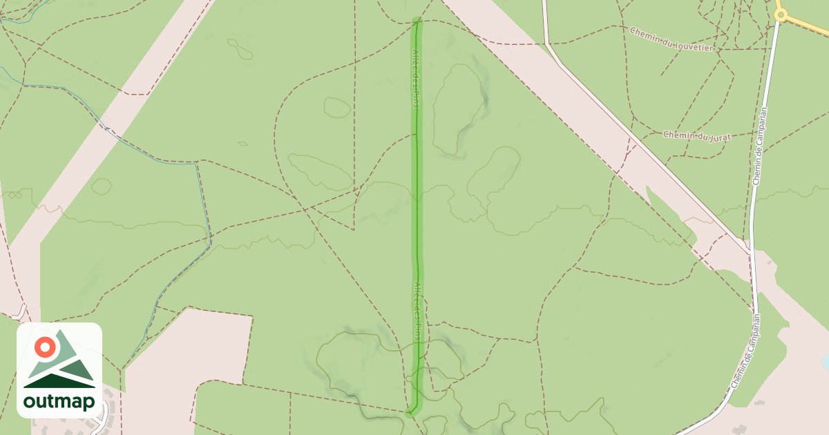 Map of Allée des Pins