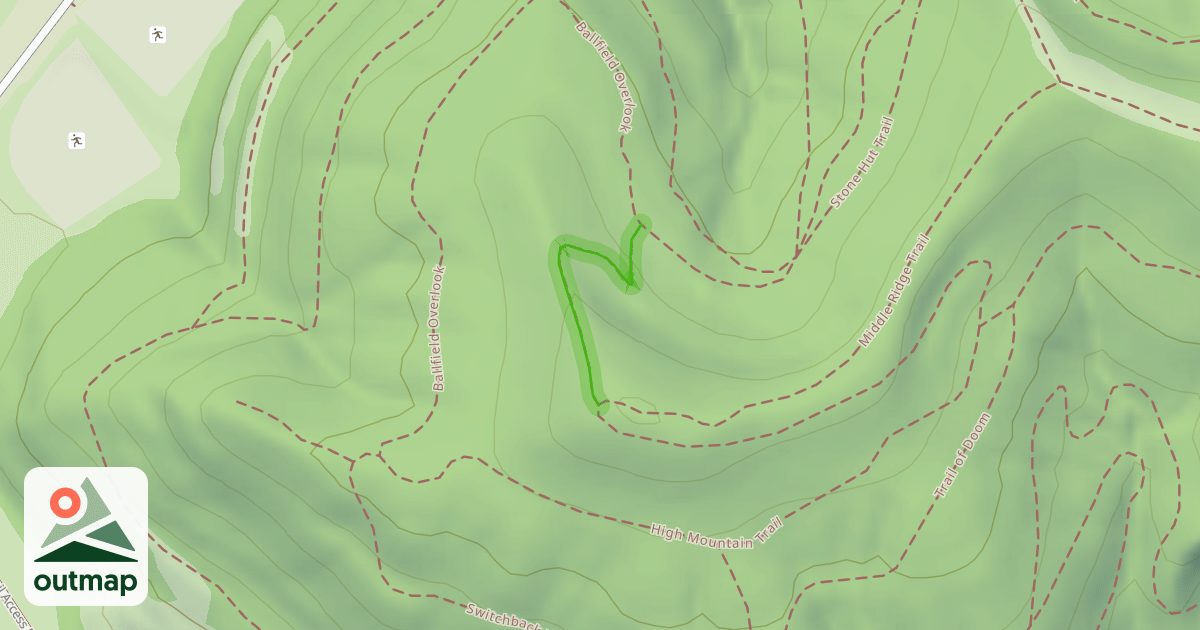 Map of Area 51 Trail