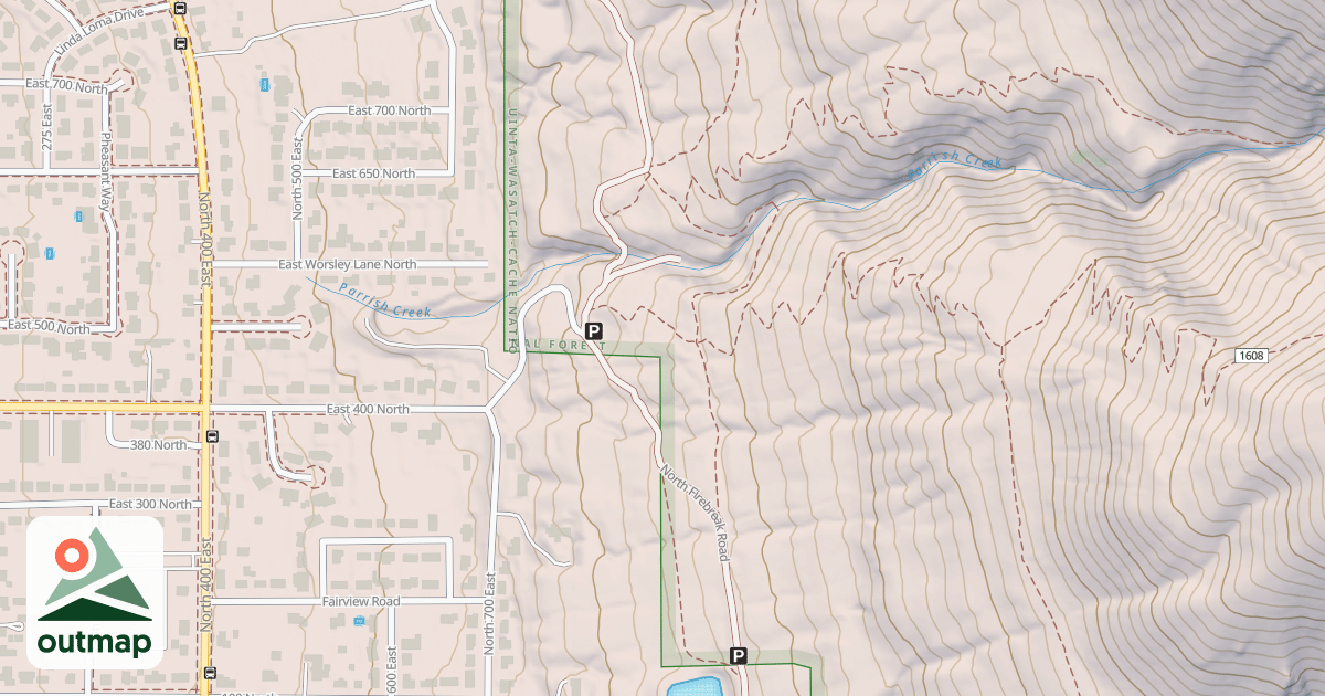Map of NORTH FIREBREAK