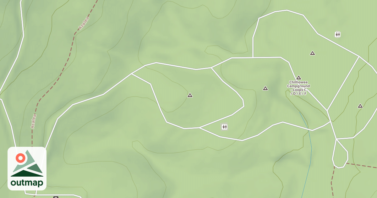 Map of CHILHOWEE LOOP C