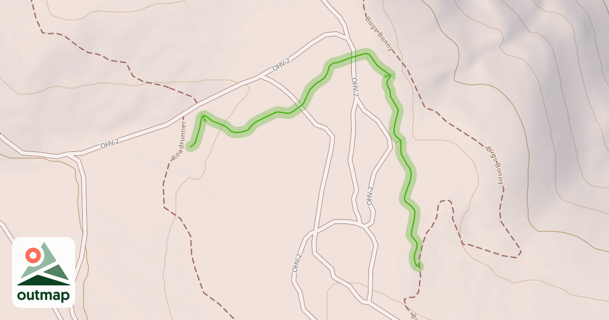 Map of Hunting Wabbit Trail