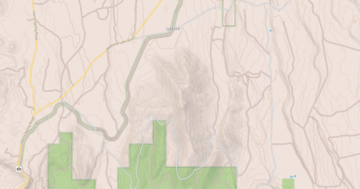 Map preview of BEAR MTN