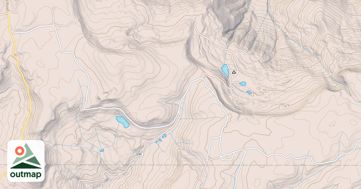 Map of BLAIR MOUNTAIN