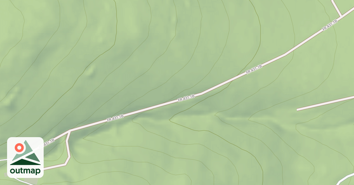 Map of CABIN SPUR