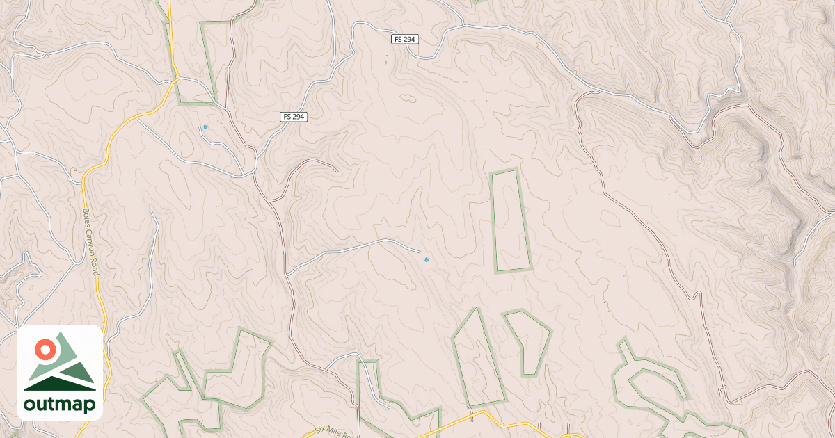 Map of BOGGY RESERVOIR