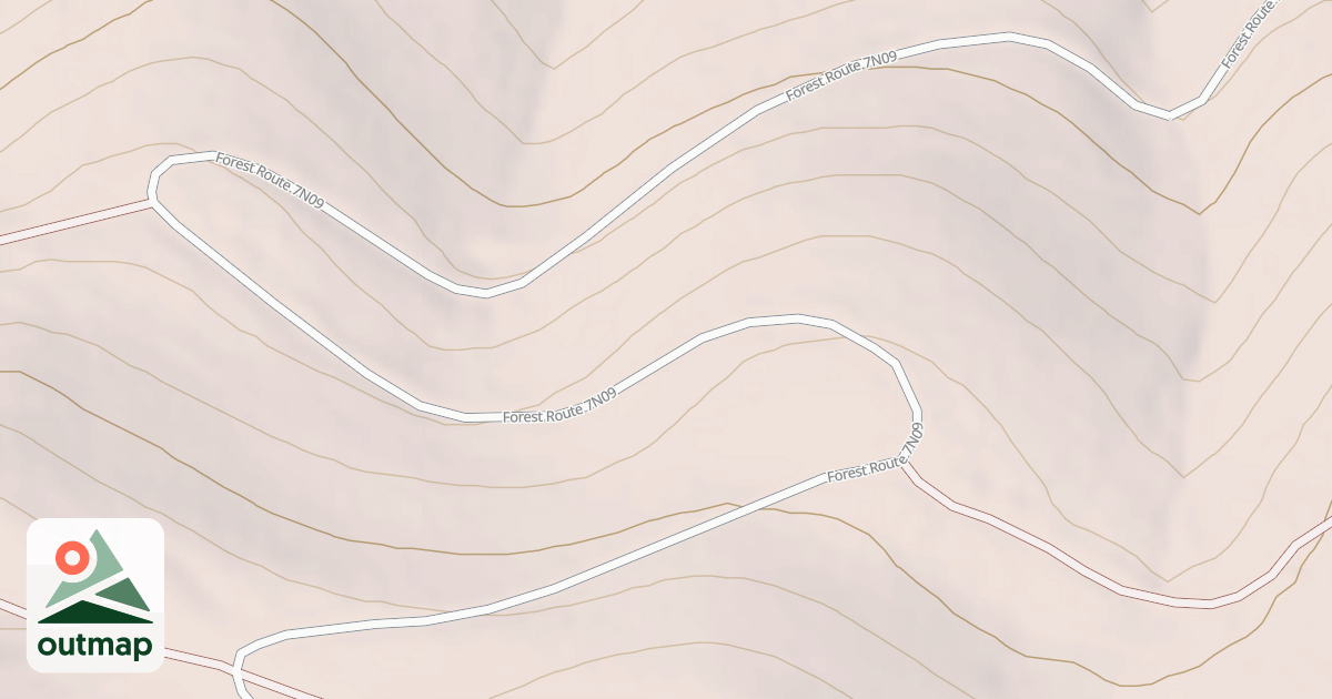 Map of USFS Motor Vehicle Use Map Roads {9A6A7210-1A2D-4105-81A9-C0AA80DC1726}