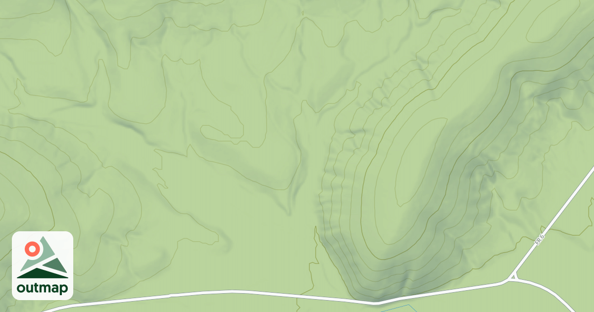 Map of EAST ROCKHOUSE