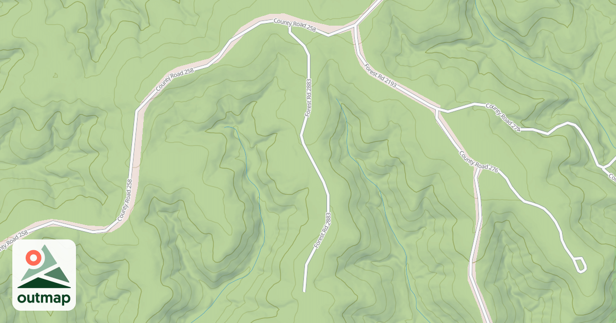 Map of MIDDLE HOLLOW