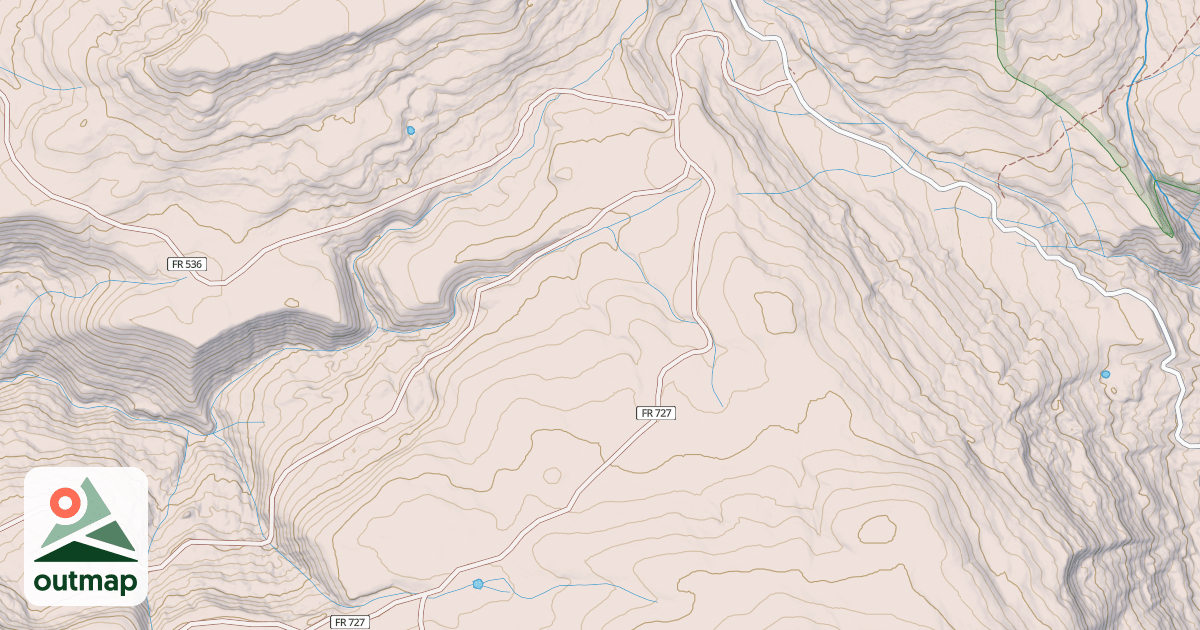 Map of WILLOW DIVIDE