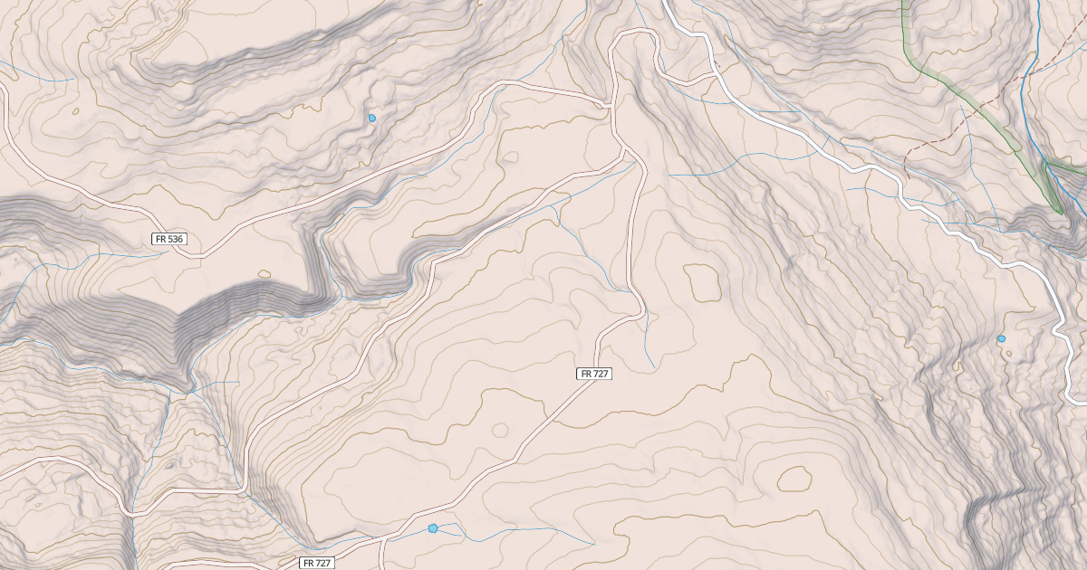 Map preview of WILLOW DIVIDE