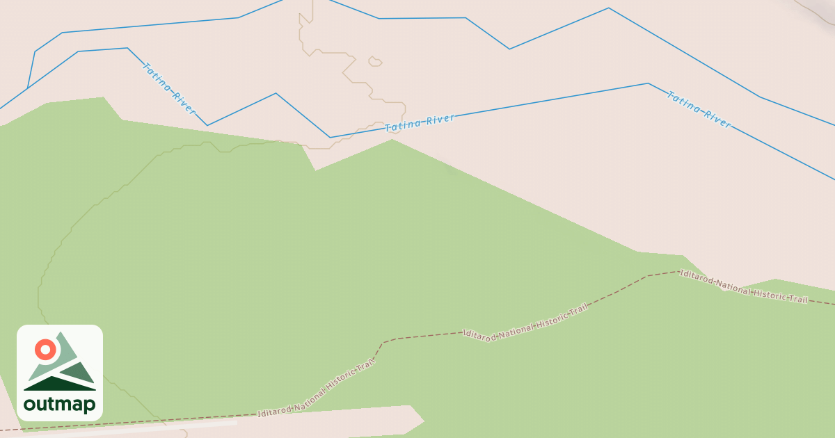 Map of Iditarod National Historic Trail