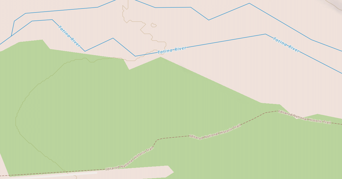 Map preview of Iditarod National Historic Trail