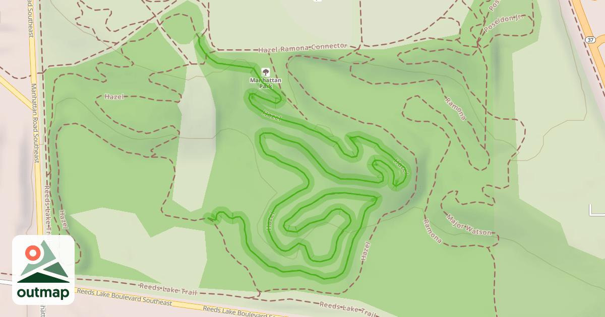 Map of Hazel