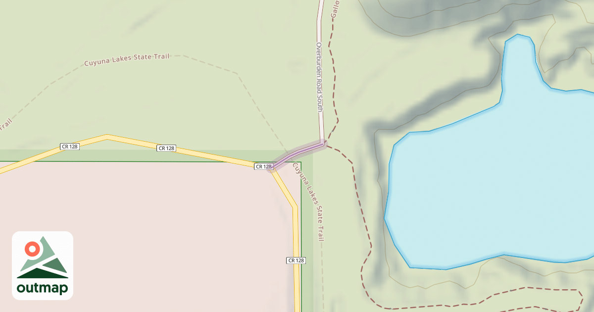 Map of Overburden Road South