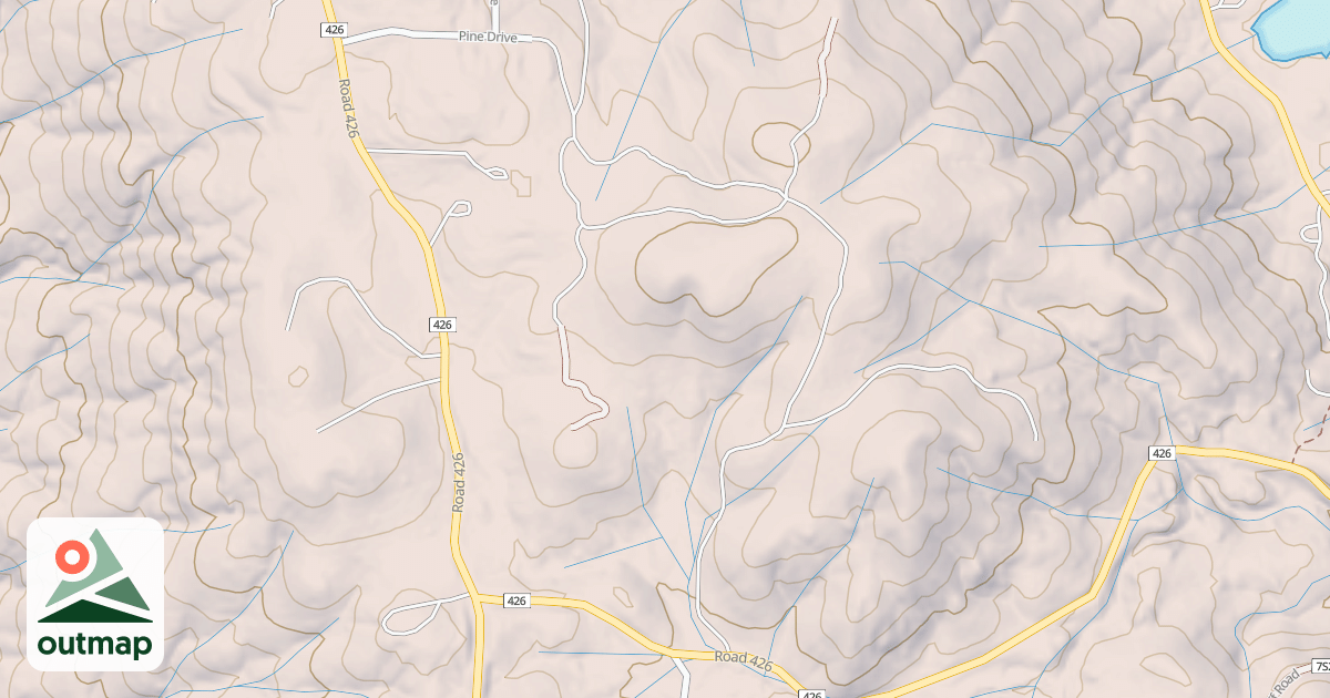 Map of BROKEN SHOVEL MINE