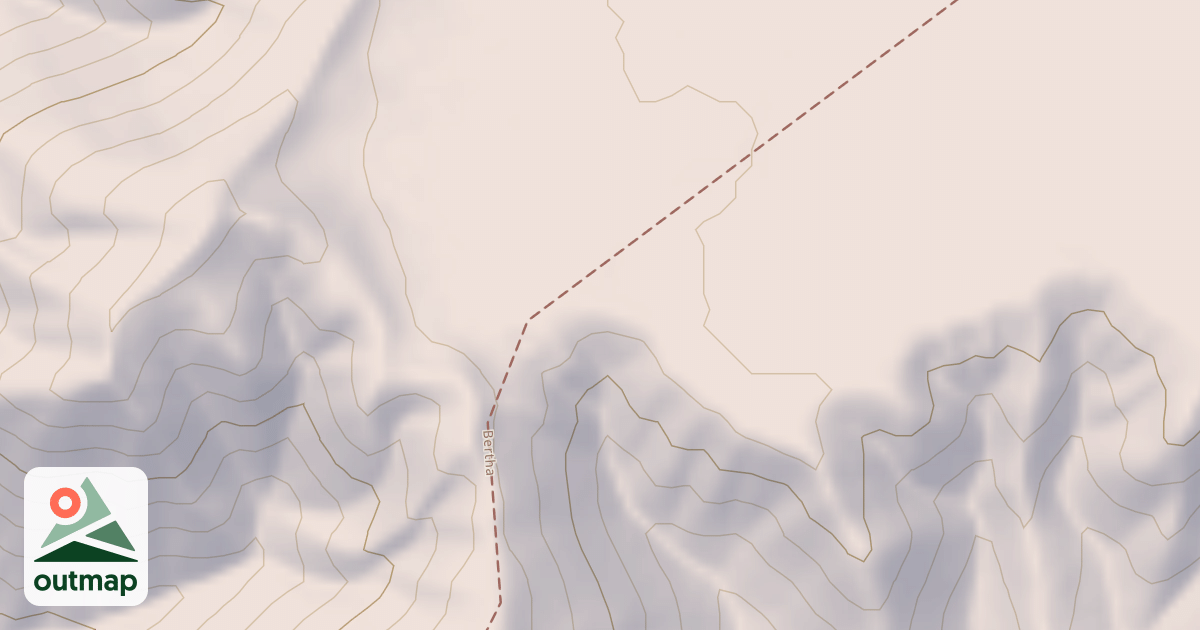 Map of Badlands Trail