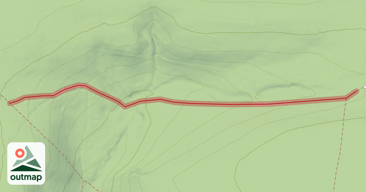 Map of Chemin de la Jauny