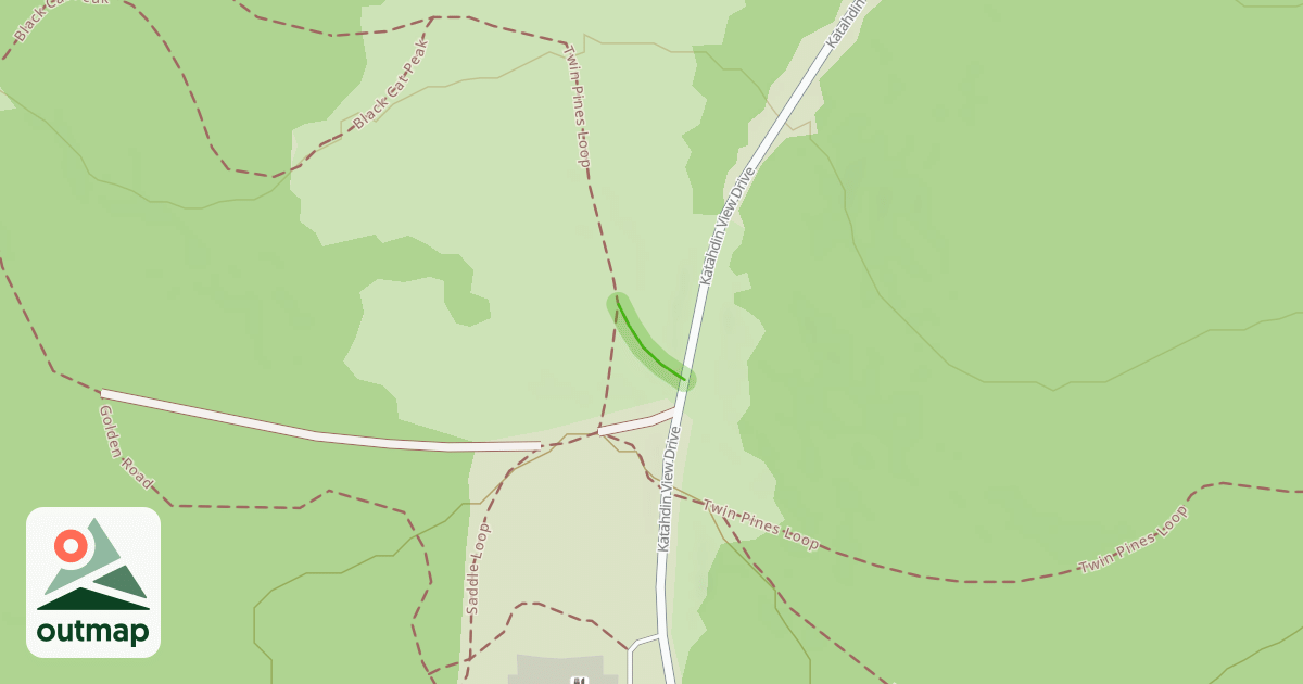 Map of Twin Pines Loop