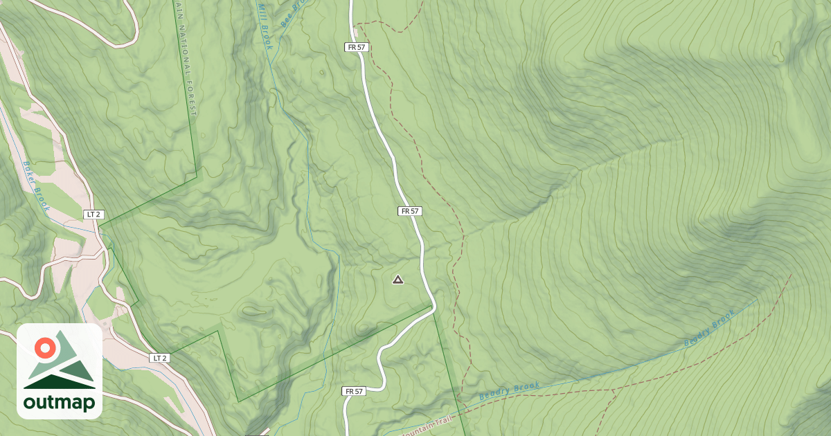 Map of Furnace Brook Alternate