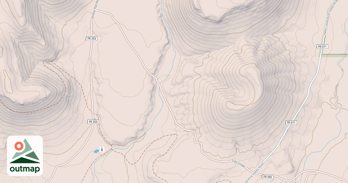 Map of Grass Valley Atv Trail