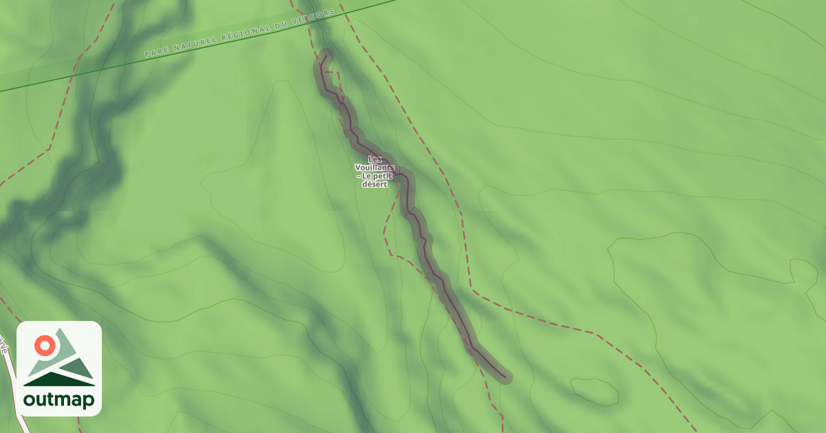 Map of Climbing Crag