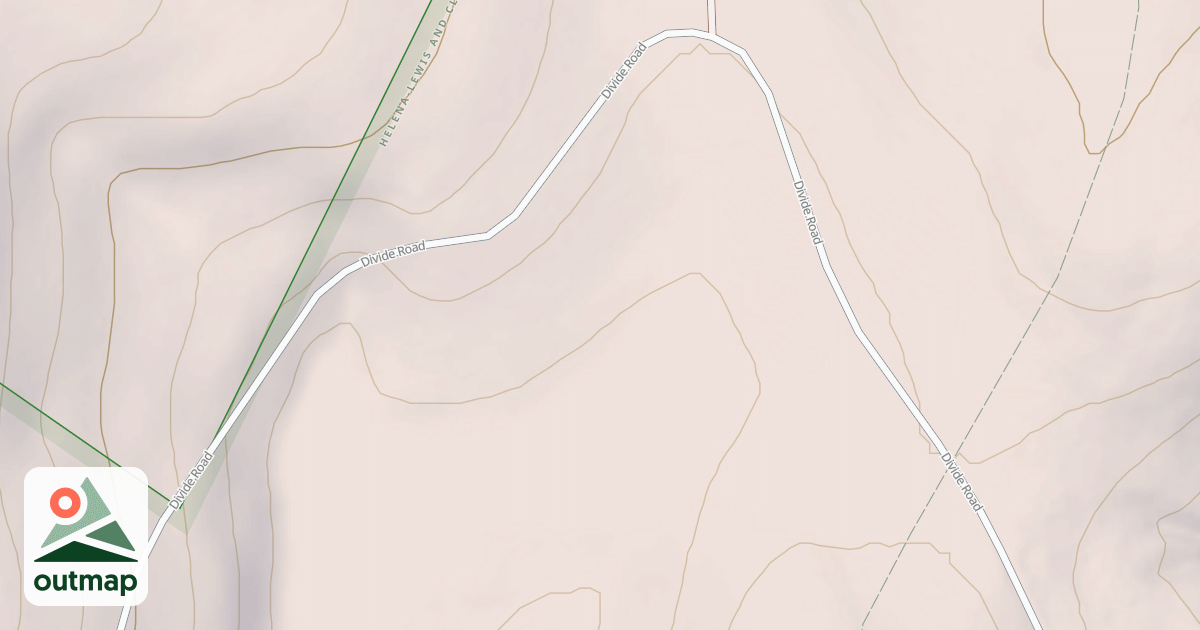 Map of DIVIDE DISPERSED C