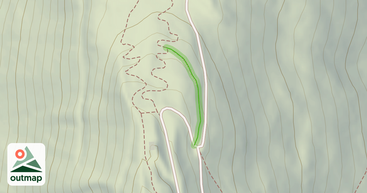 Map of Vallée Blanche