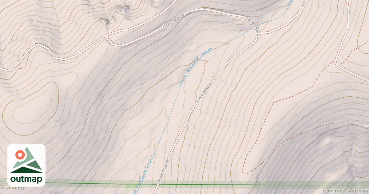 Map of CHIPMUNK RIDGE