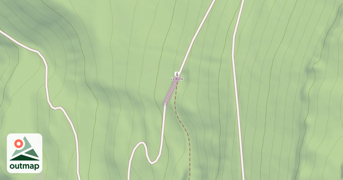 Map of Piste forestière de la Pissandre