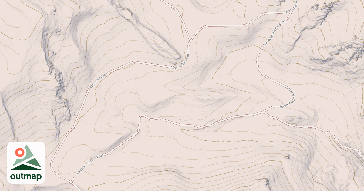 Map of MIDDLE SHEEP CREEK