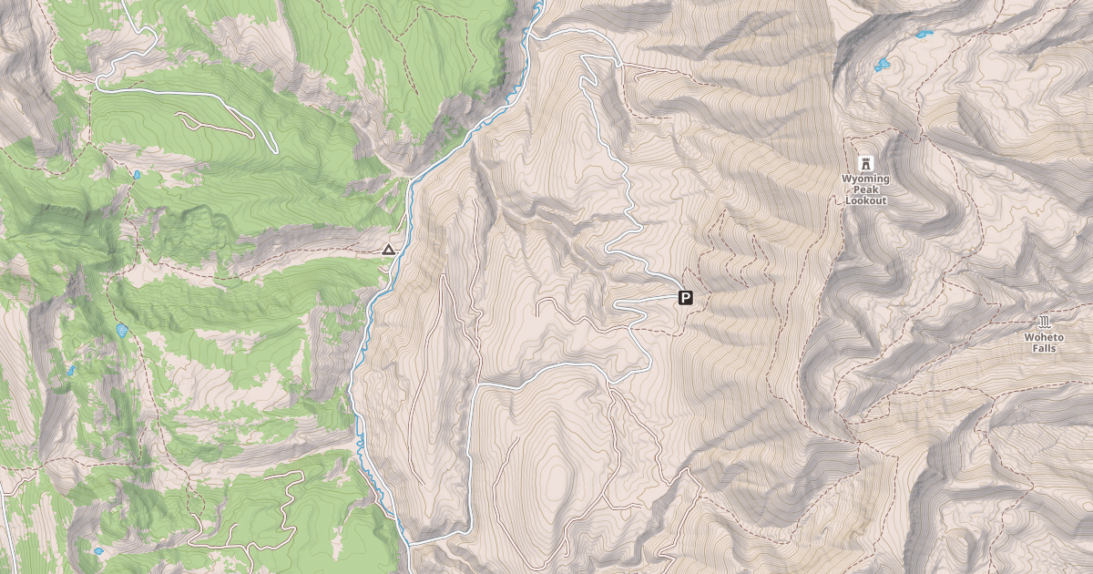 Map preview of SHALE CREEK/KINNEY CR. LOOP