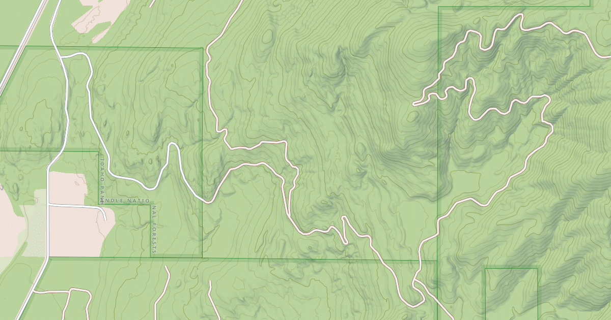 Map preview of LONG MOUNTAIN