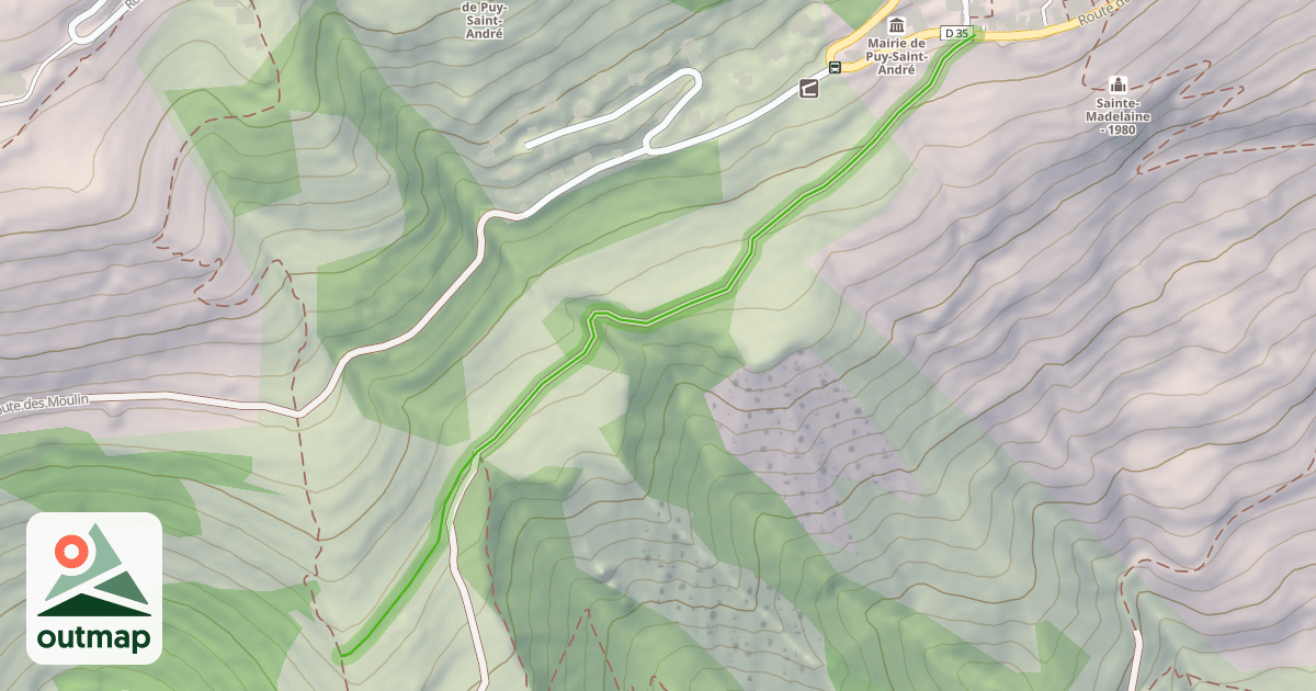 Map of Chemin du Serre