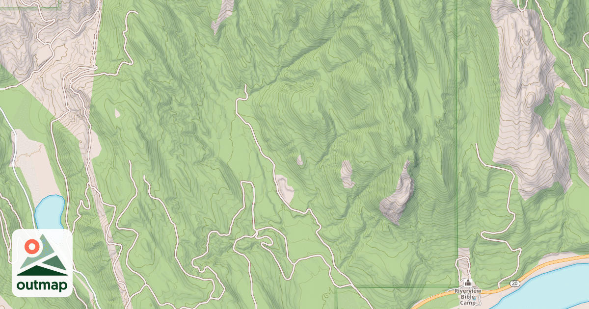 Map of GARDINER CREEK