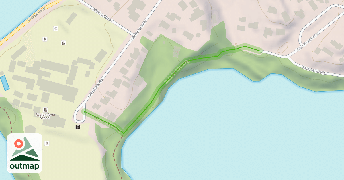 Map of Kaitoke Walkway
