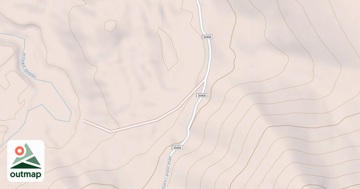 Map of HILLYARD SPRINGS