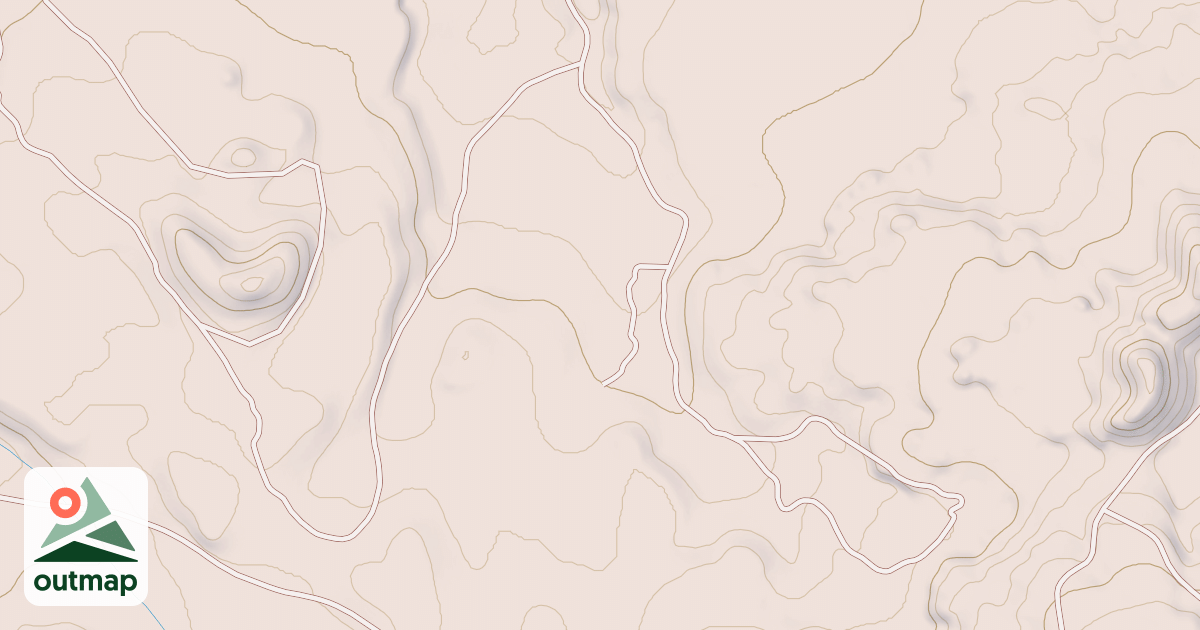 Map of BUTTE CR LAVA