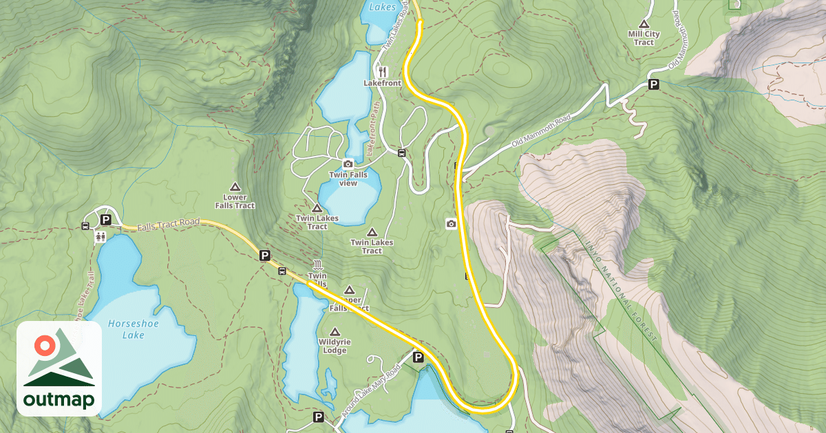 Map of Lake Mary Road