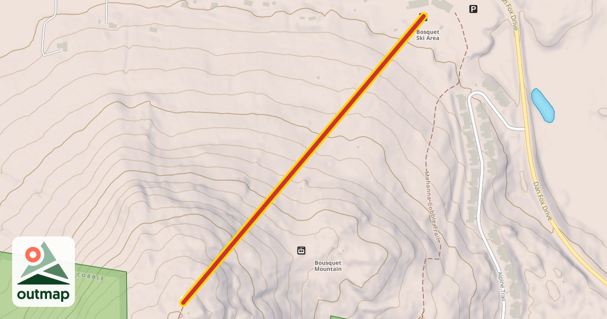 Map of Yellow Chair (Triple)