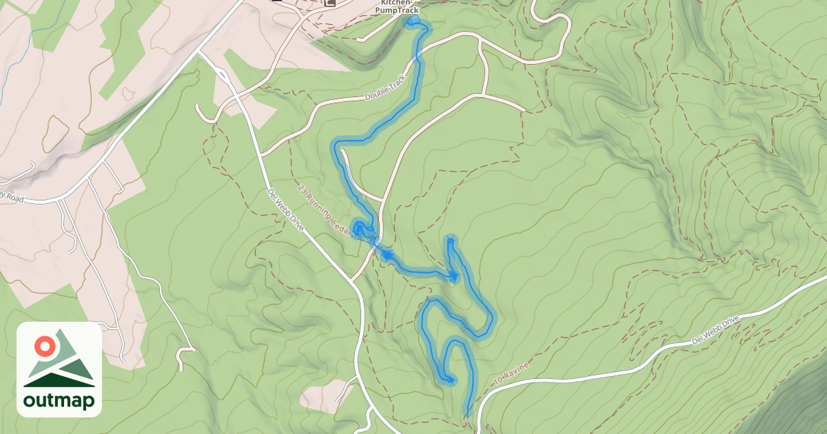 Map of 22 Red White and Blue