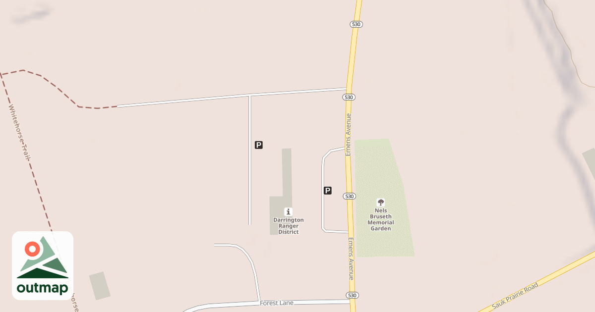 Map of DARRINGTON RANGER STATION